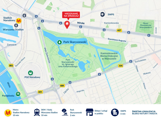 Mieszkanie Sprzedaż Warszawa Praga-Południe Grochowska 13